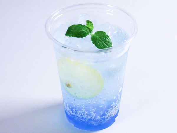 青いライチソーダ